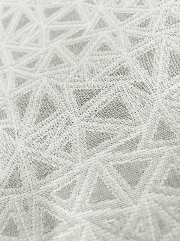 Irregular triangular polyester cotton bedding fabric